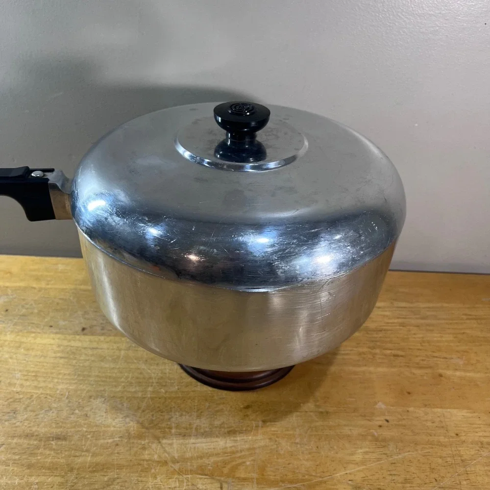 Magnalite GHC Skillet 11.25in Chicken Fryer Cast Aluminum Pan with Lid USA
